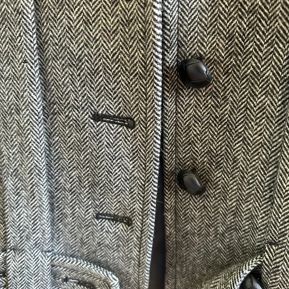 Vintage J.Crew Norfolk herringbone coat - Picture 3 of 5